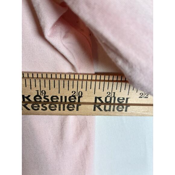 J. JILL Luxe Supima Everyday Turtleneck Tunic Pastel Pink Women's Size Large EUC - Picture 3 of 6